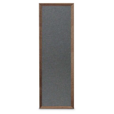 United Visual Products Slim Style Indoor Enclosed Corkboard, 24 UVRDS23SBH-BLACK-PUMICE